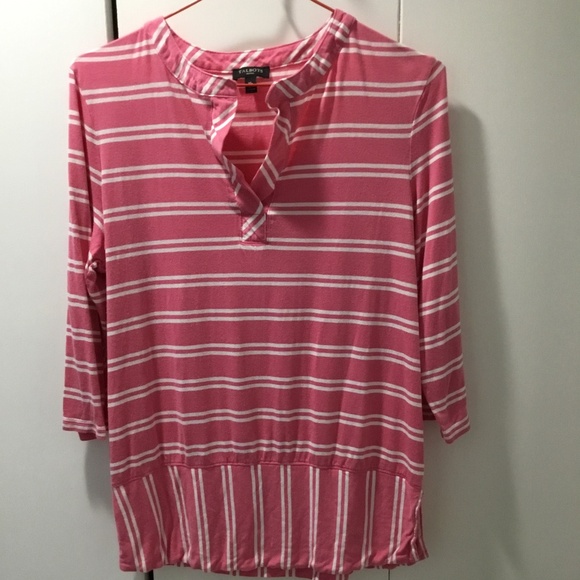 Talbots Petite 3/4 sleeve top - Picture 1 of 5